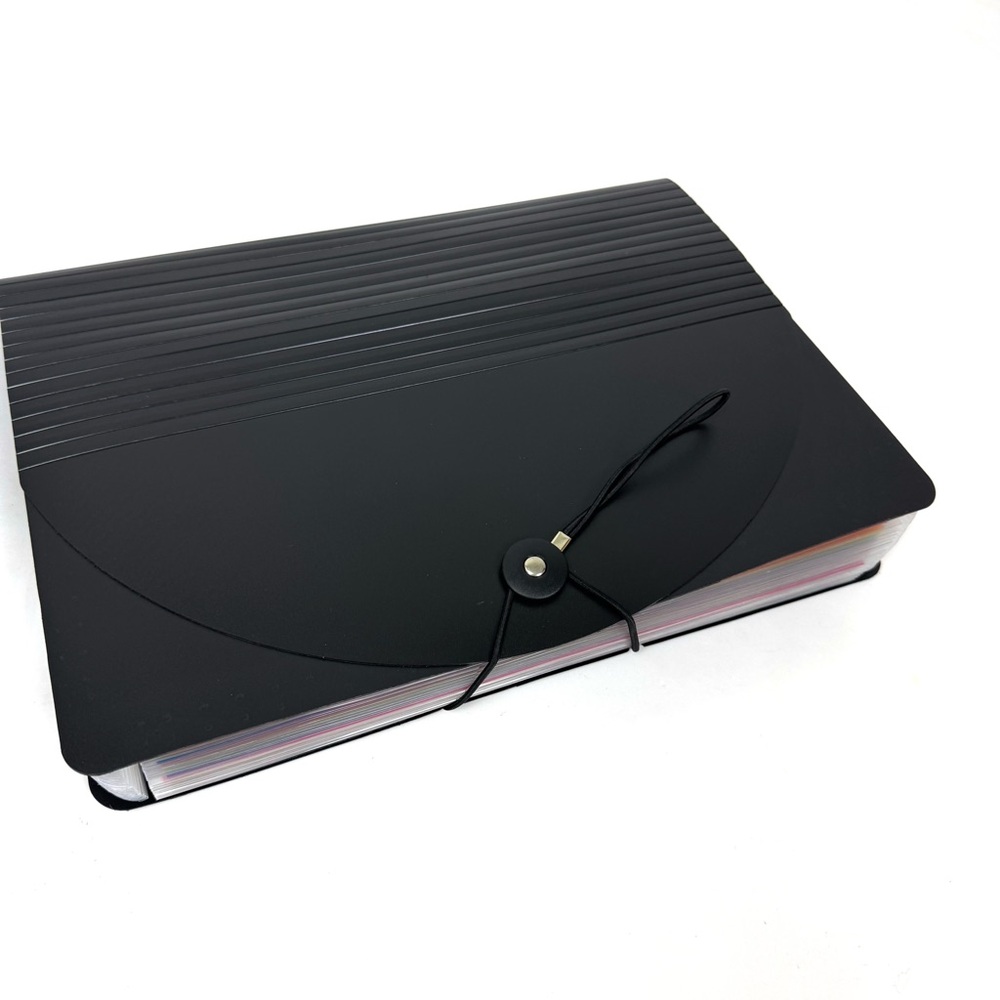 24 Pockets Expanding File Folder with Blank Labels, According File Organizer - Picture 4 of 9